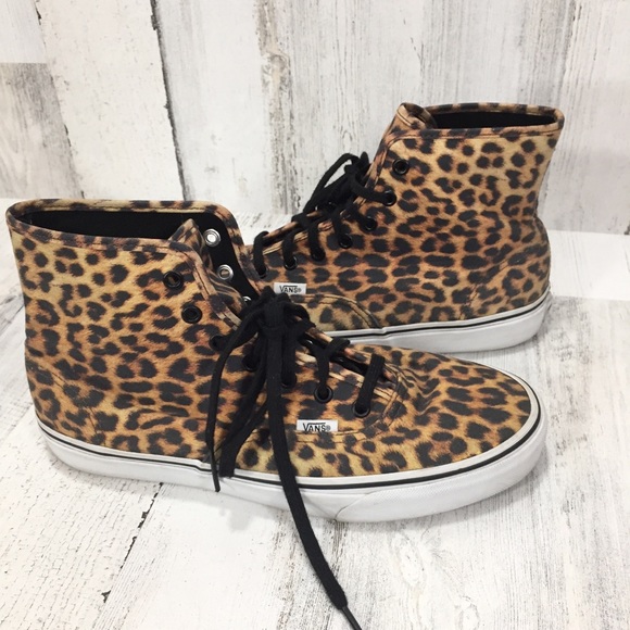 high top cheetah vans